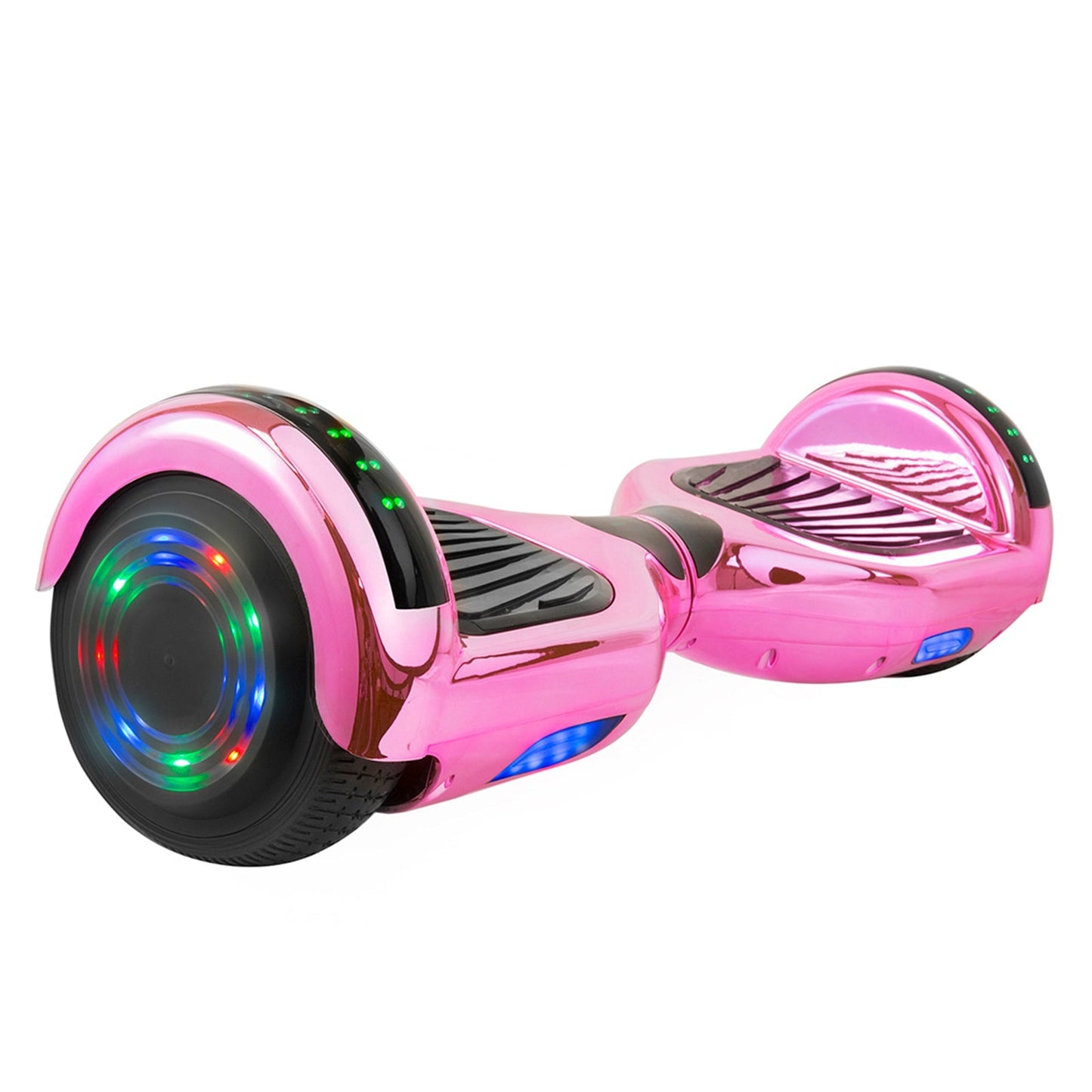 Hoverboard in Pink Chrome with Bluetooth Speakers LuxuryLifeWay Online Store