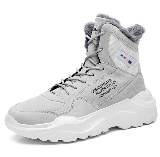 Fall Winter Trendy Men's Shoes High Top Trendy Shoes