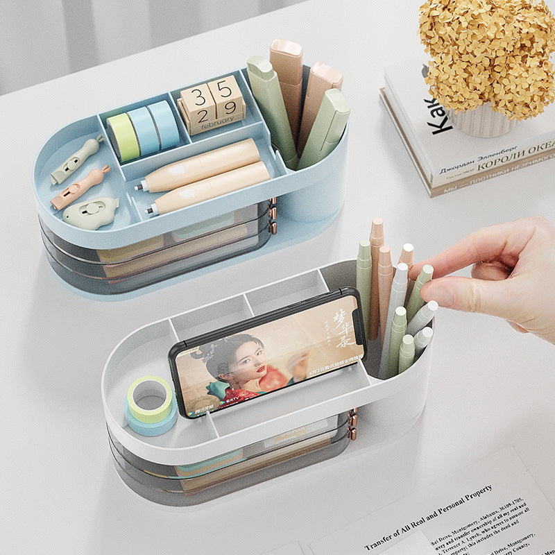 Multifunctional Rotating Desktop Storage Box