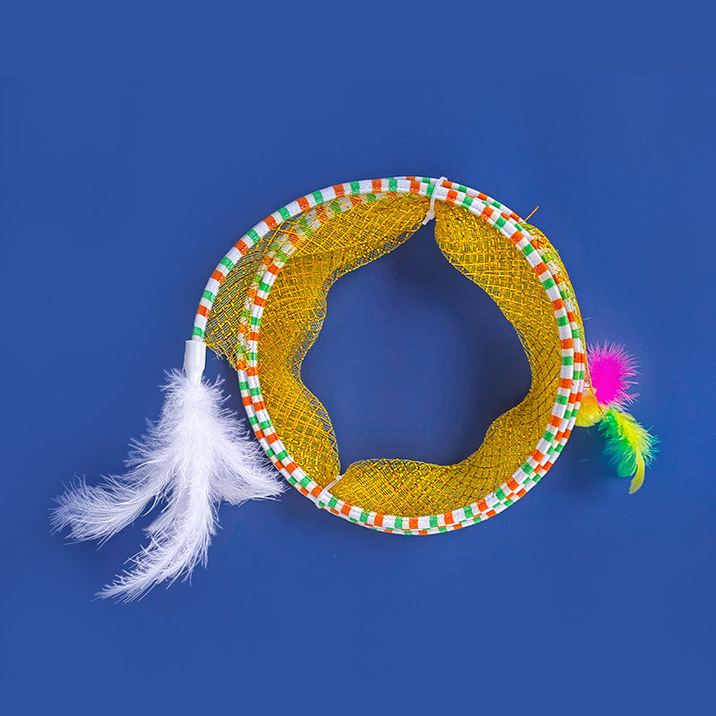 Foldable Storage Of Cat Tunnel Toys Pets Fashion