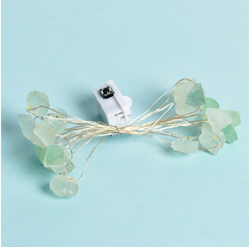 Green Crystal Stone Lamp Pi-Mart