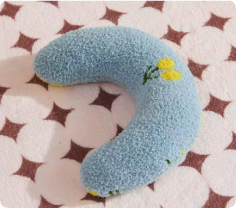Little Pillow For Cats Fashion Neck Protector Deep Sleep Puppy U-Shaped Pillow Pets Pillow Kitten Headrest Dog Sleeping Pillow Pet Products Pets Fashion