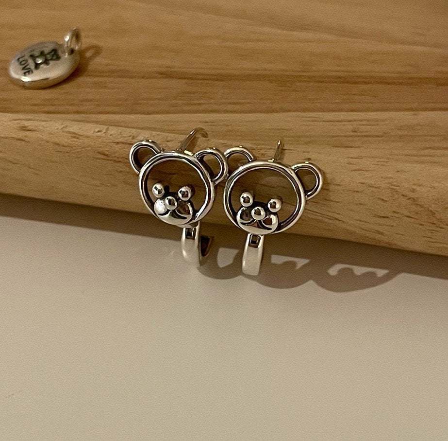 S925 Silver Hollow-out Earrings LadyShow.Store