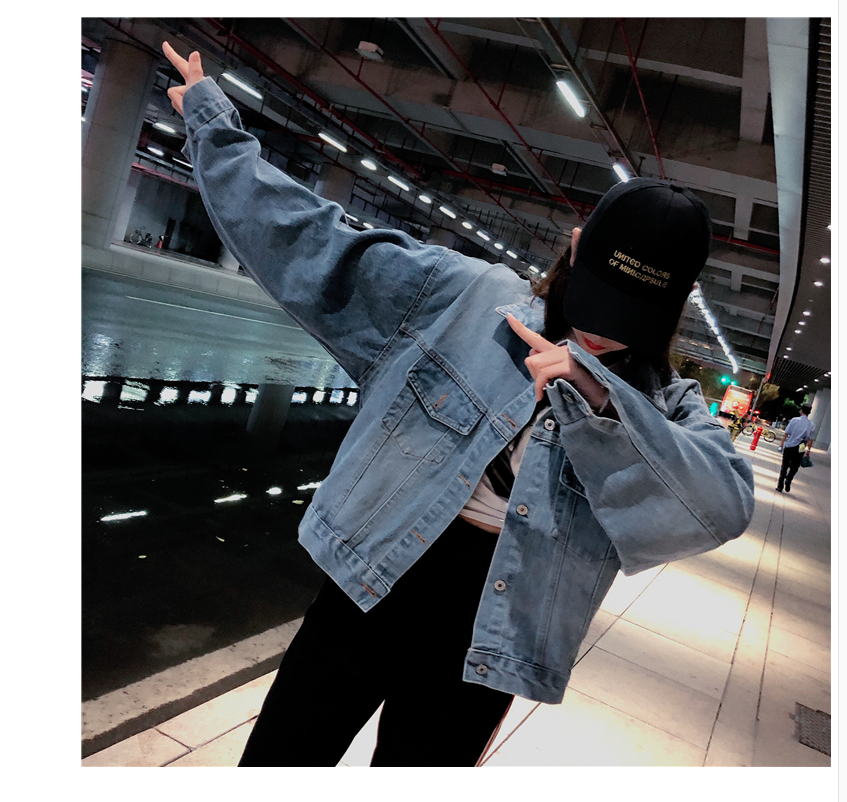 Fringed Beaded Denim Jacket Pi-Mart