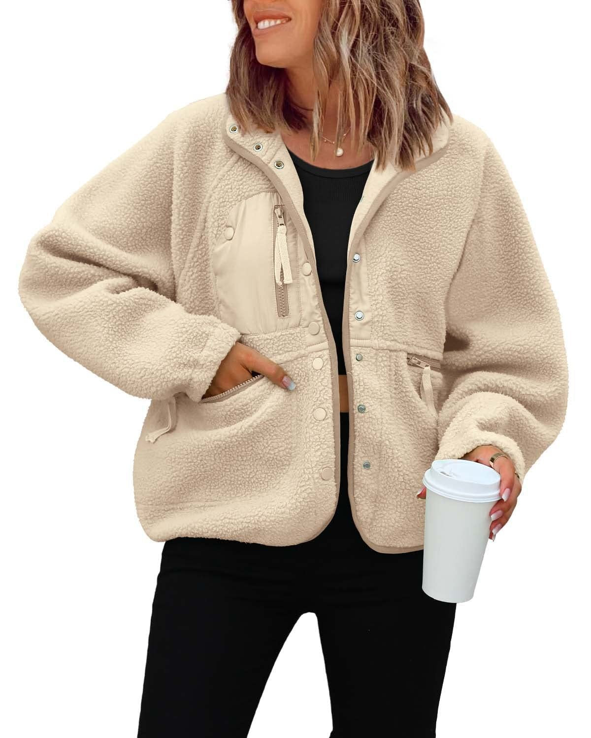 Polar Fleece Sports And Leisure Sweater Jacket Top LadyShow.Store