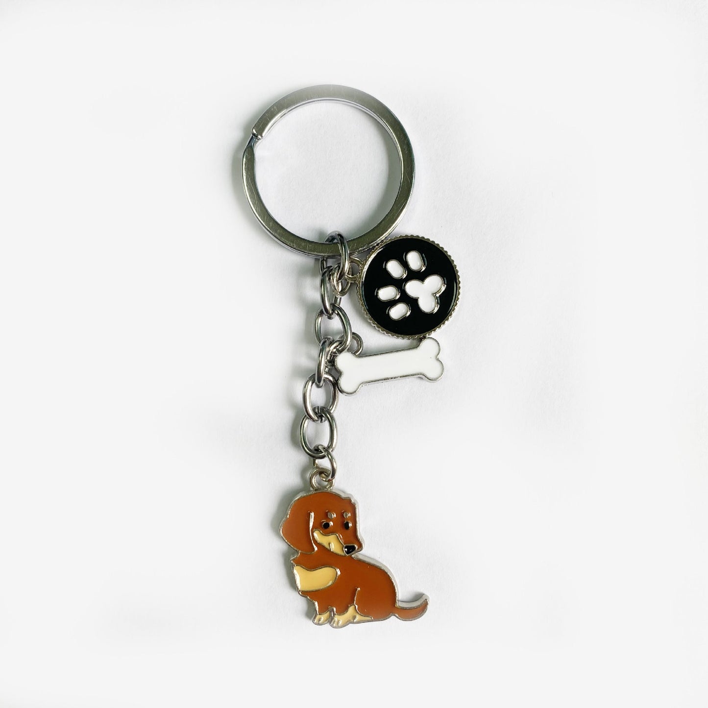 American Style Pet Dog Wax Metal Keychains LadyShow.Store