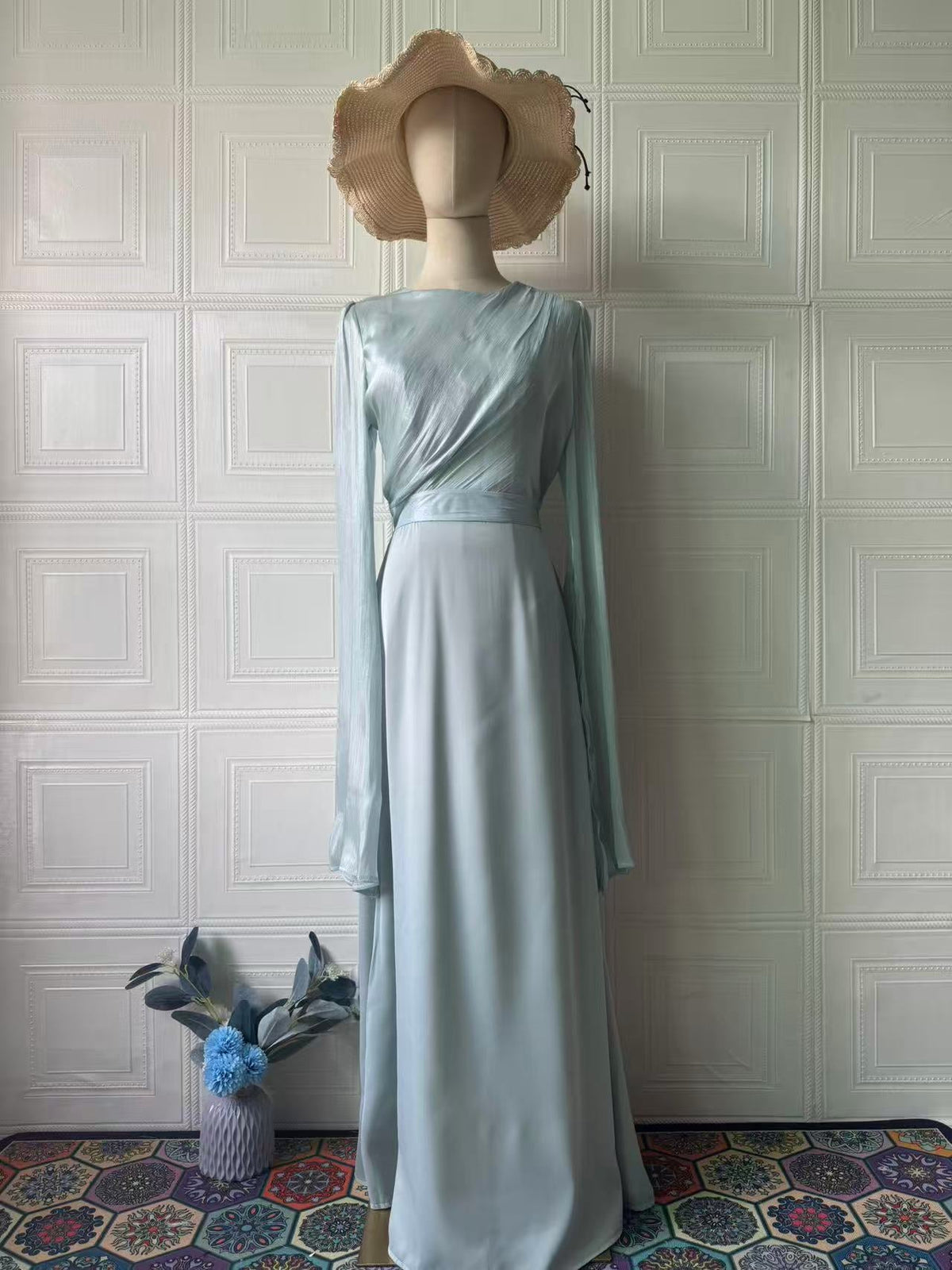 Polyester Long Sleeve Dress Dress Women NorixaFashion.com