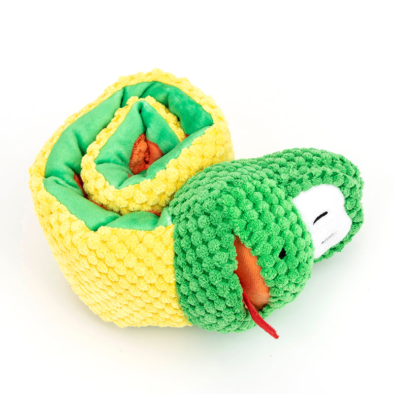 Snake Snuffle Toy Squeaky Dog Toys Boredom Stress Relief Game, Dog Puzzle Plush Toy IQ Training, Snuffle Toys For Dogs Foraging Instinct Training, Dog Chew Toy Treat Dispenser Pets Fashion