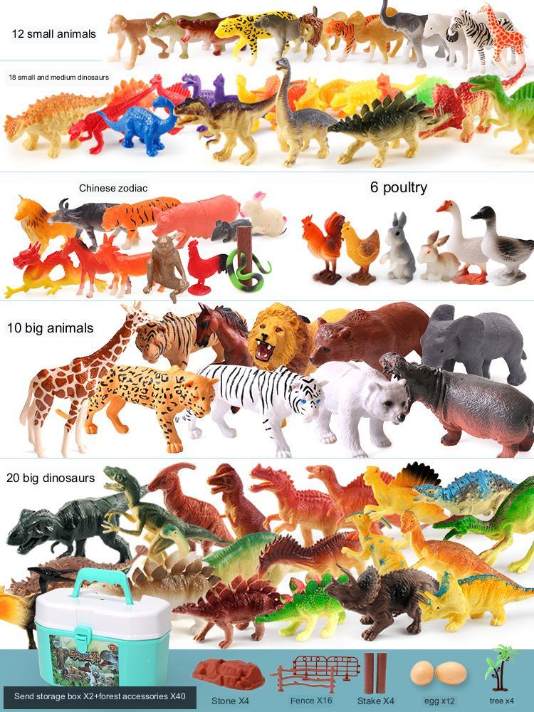 Simulation Of Animal Toy Model Sets
