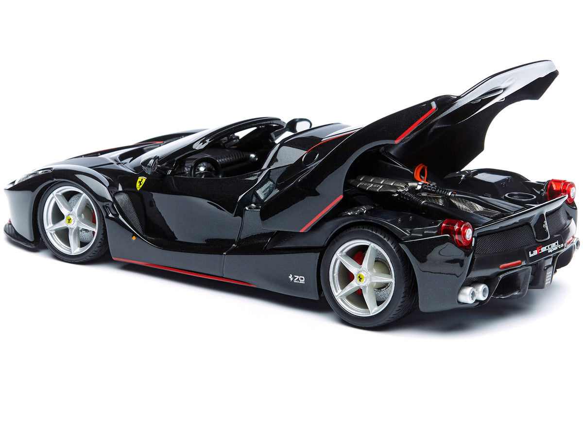 Ferrari LaFerrari F70 Aperta Black 1/24 Diecast Model Car by Bburago LuxuryLifeWay Online Store