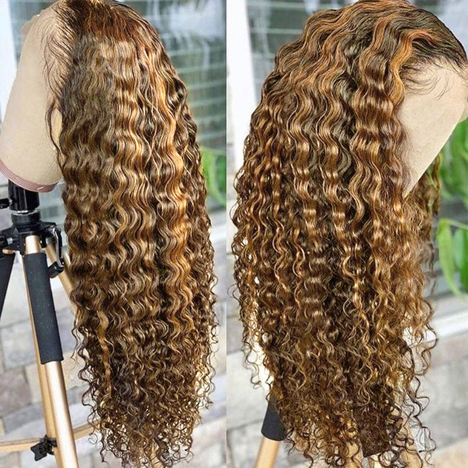 Real Hair Highlighting Headgear Lace Frontal Wi LadyShow.Store
