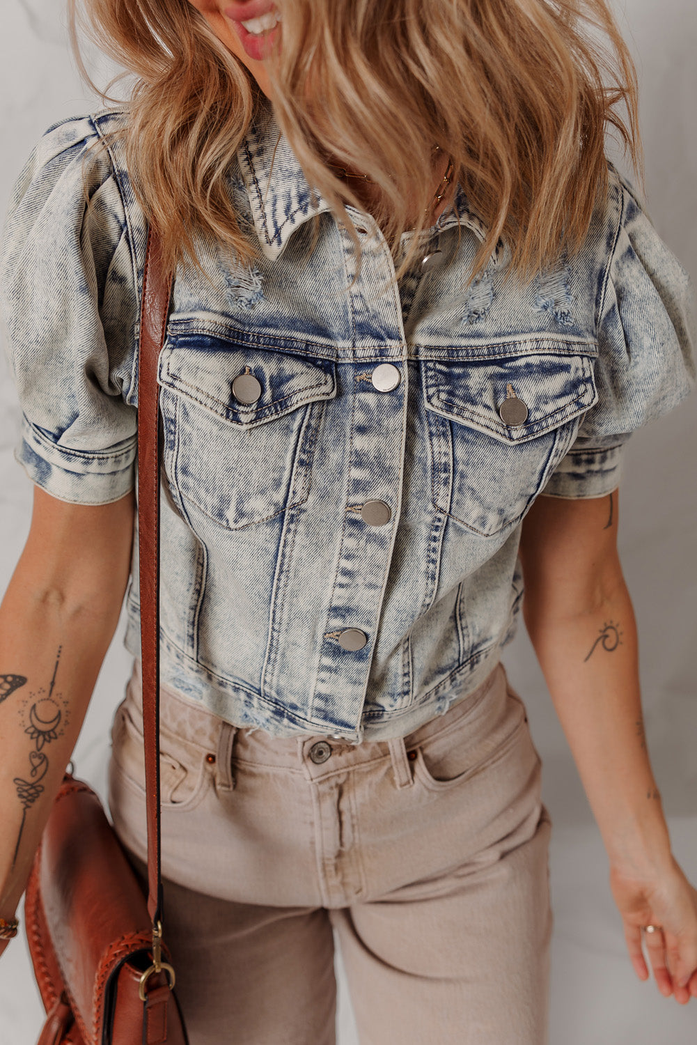 Eleanor Chest Puff Sleeve Jacket LuxuryLifeWay Online Store
