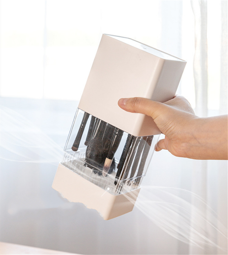 Makeup Brush Storage Box Dustproof Powder Brush Eyeshadow Brush CJD2