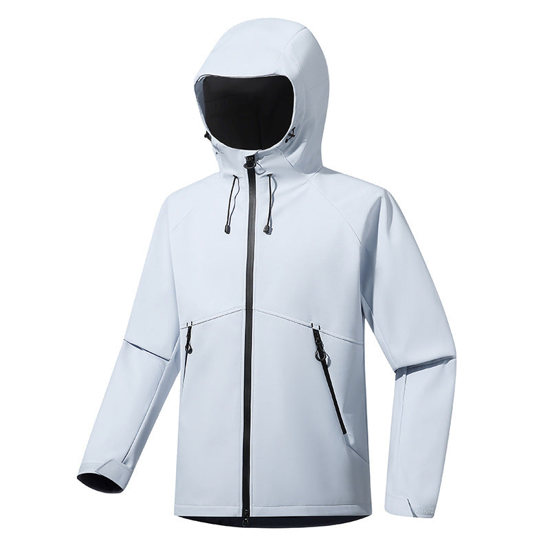 Men's Softshell Jacket 2026 New Spring And Autumn Windproof Waterproof Outdoor Sports Mountaineering Jacket Couple's Coat NorixaFashion.com