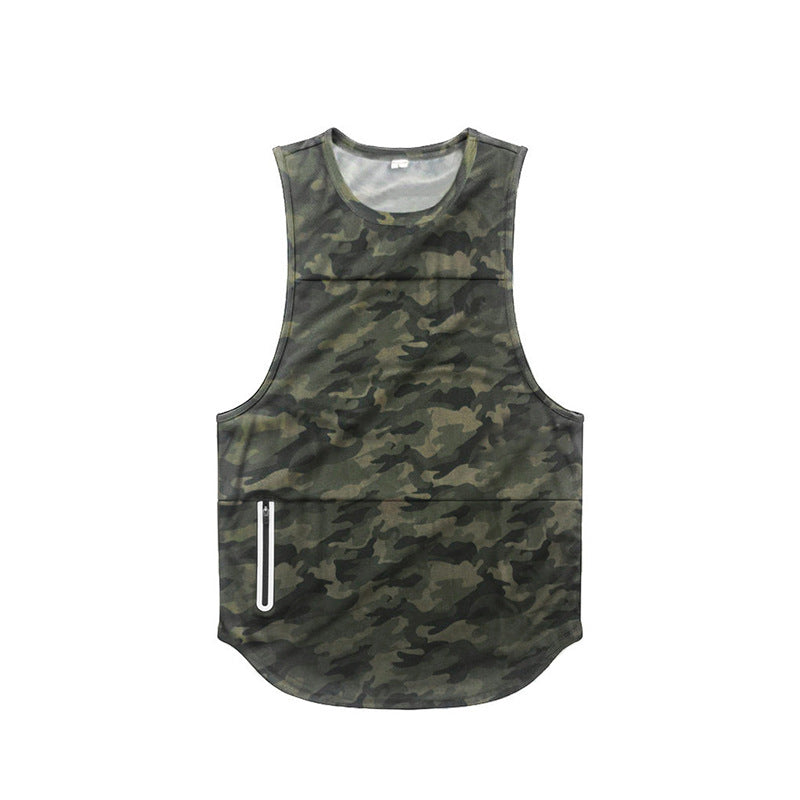 Mens Sports Vest Summer Quick Drying CJD
