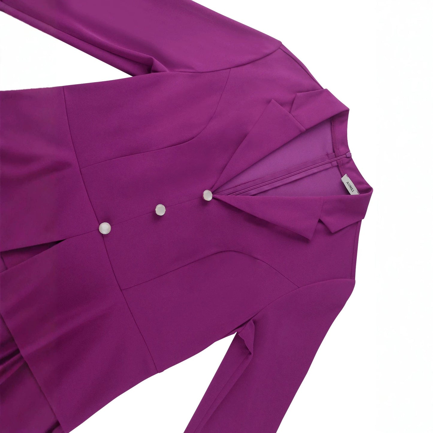 Fashionable Commuter Pleated Dress For Women NorixaFashion.com