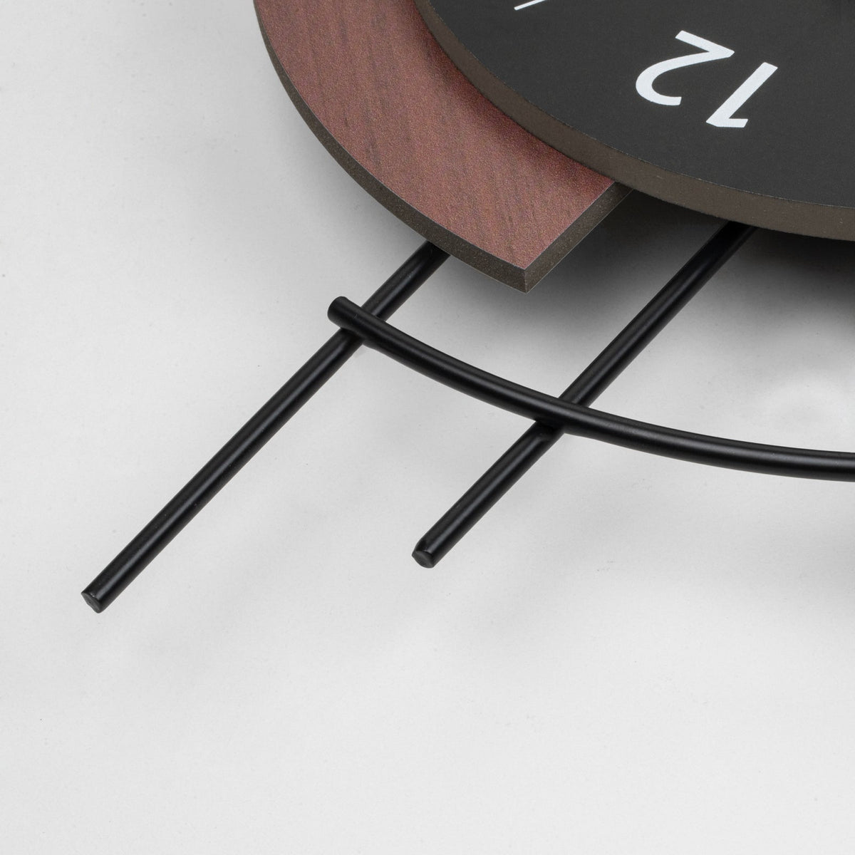Modern Metal Wall Clock Geometric Decorative Pendulum Home Decor PearlNestDecor.com