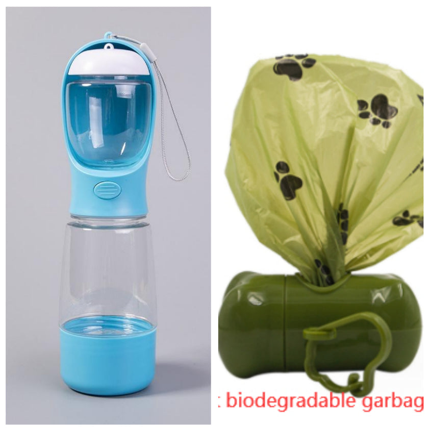 Water And Food Integrated Dog Walking Portable Cat Drinking Water Portable Cup Pets Fashion