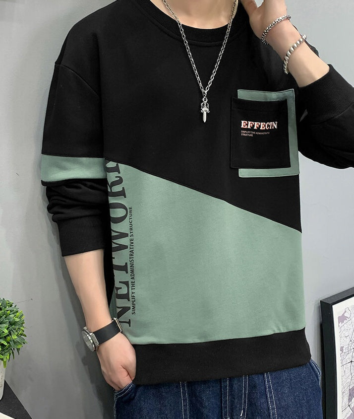 Fleeced Hoodie Pullover For Men With Round Collar Best YouTube Store