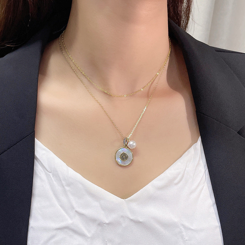 S925 Silver Baroque Pearl Necklace LadyShow.Store