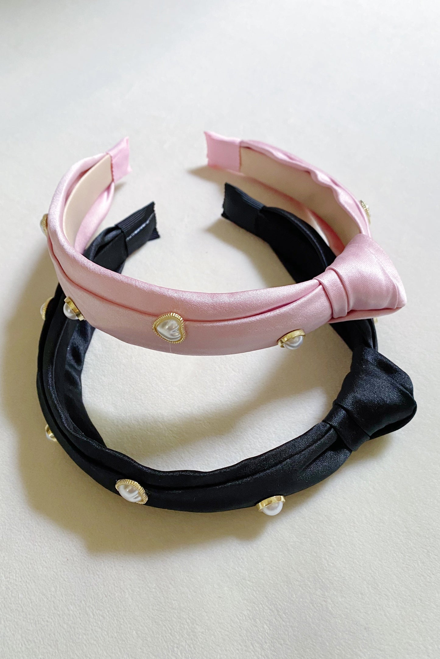Liz Heart Embellished Headband LadyShow.Store