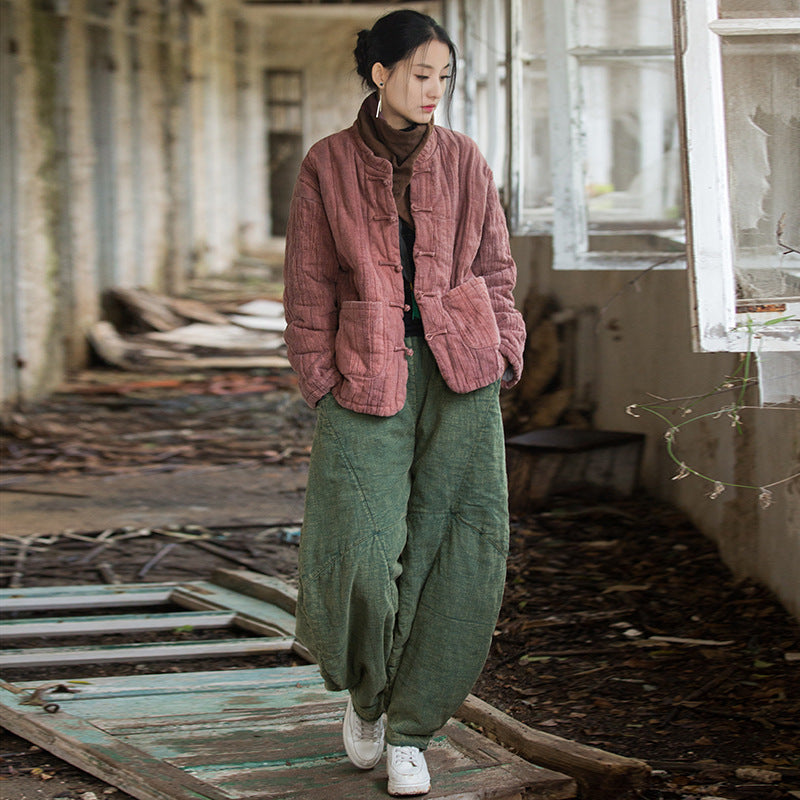 Tie-dyed Quilted Warm-keeping Clothing Cotton Jacket Best YouTube Store