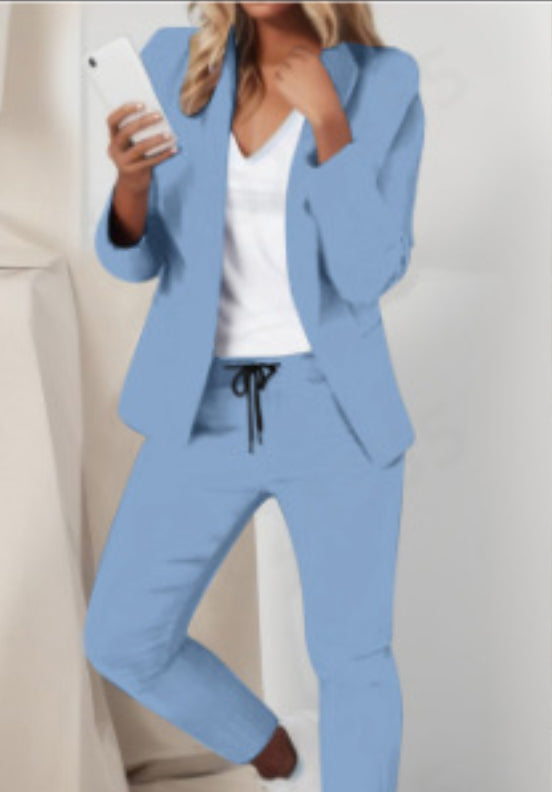Ladies Fashion OL Suit Trousers Suit NorixaFashion.com