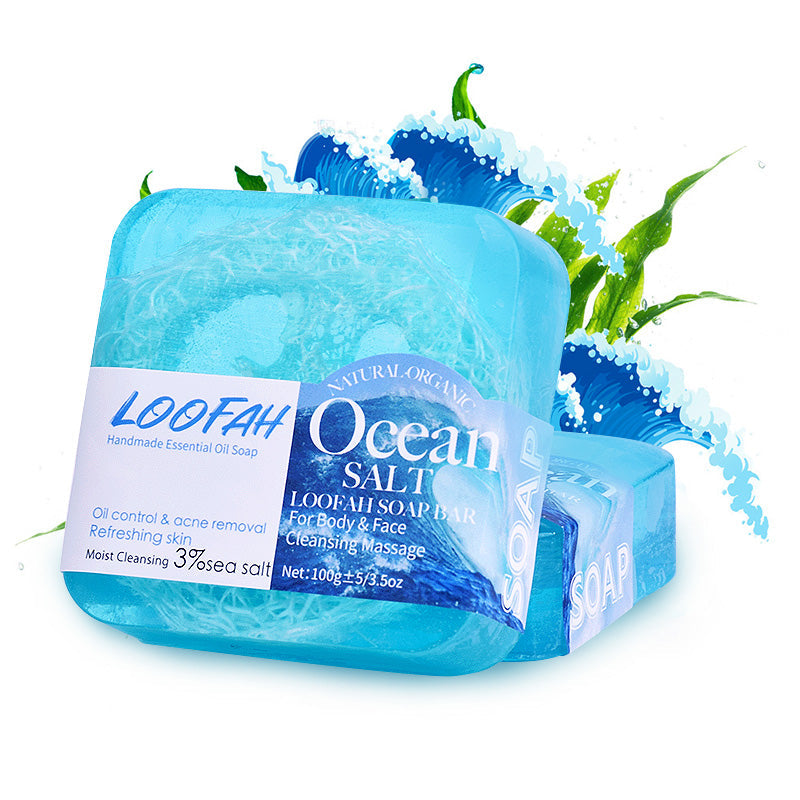 Sea Salt Luffa Soap Tri Light Beauty