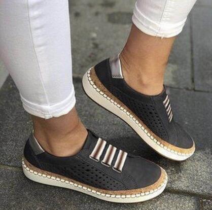 Large Size Casual Shoes European And American Canvas Shoes Women's Loafers LadyShow.Store