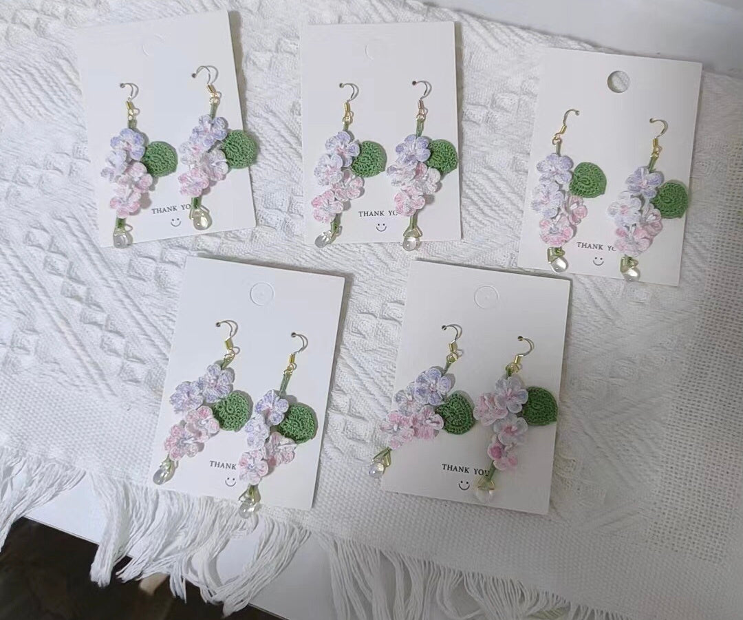 Micro Hook Violet Earring Wire