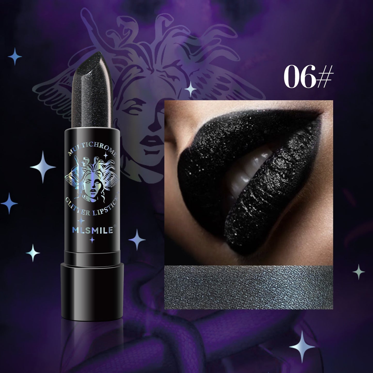 Ladies Pearl Sparkly Christmas Lipstick LadyShow.Store