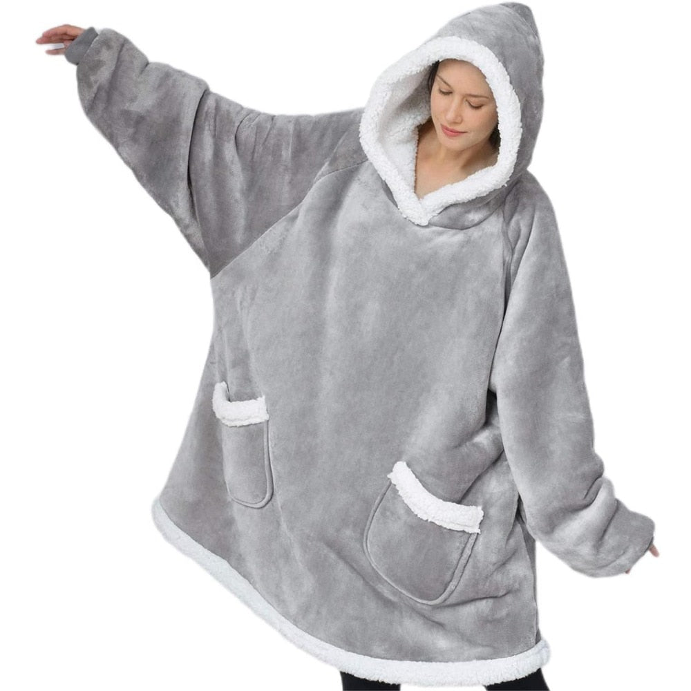 Hoodie Blanket Wearable by Pi Mart