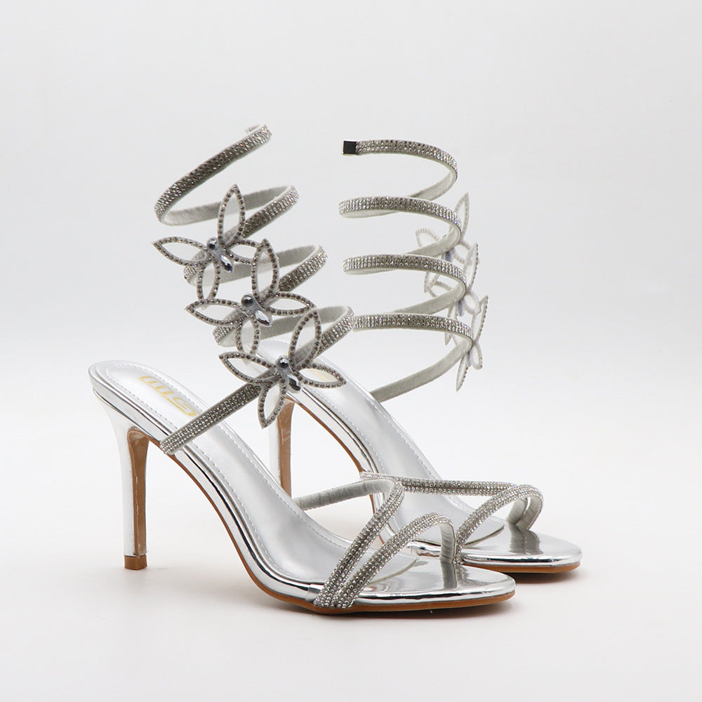 Roman Style Stiletto Heels NorixaFashion.com