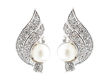Valentine's Day Gift Angel Wings Pearl Ear Clip LuxuryLifeWay Online Store
