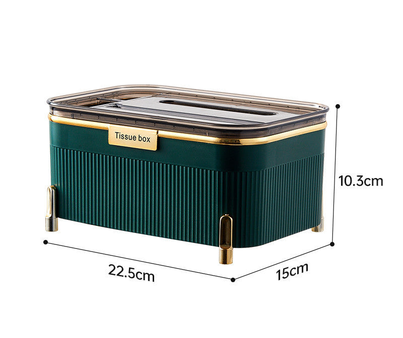 Light Luxury Tissue Box Tissue Paper Household Nordic Simple Storage Best YouTube Store