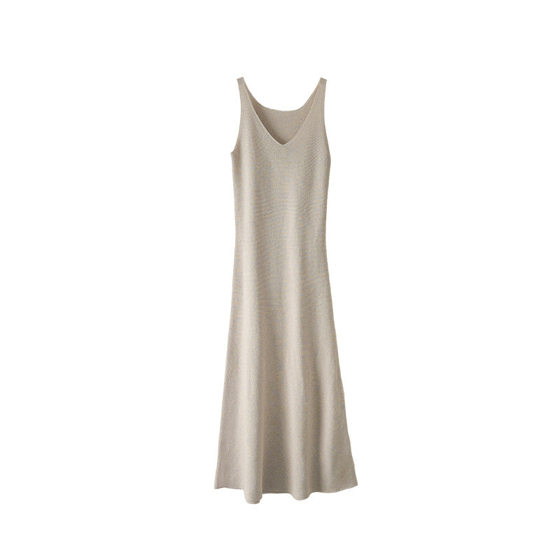 Sleeveless Knitted Vest Dress For Women NorixaFashion.com