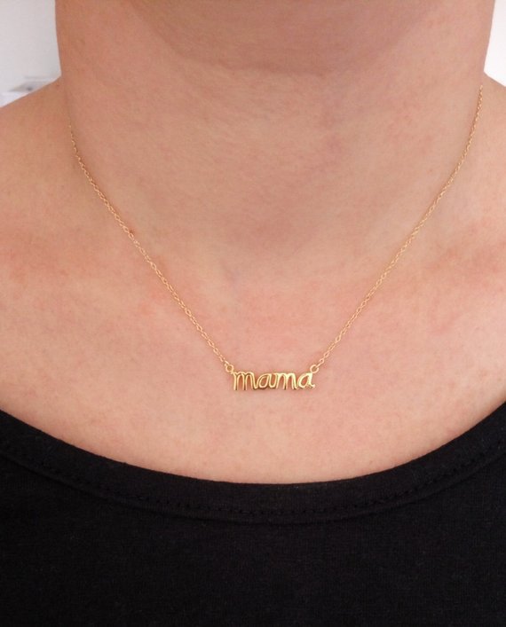 Love Pendant Necklace - Mother's Day Gift in English LadyShow.Store