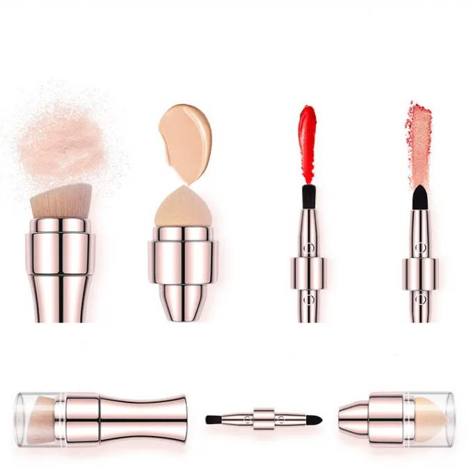 4-in-1 Retractable Makeup Brush LadyShow.Store