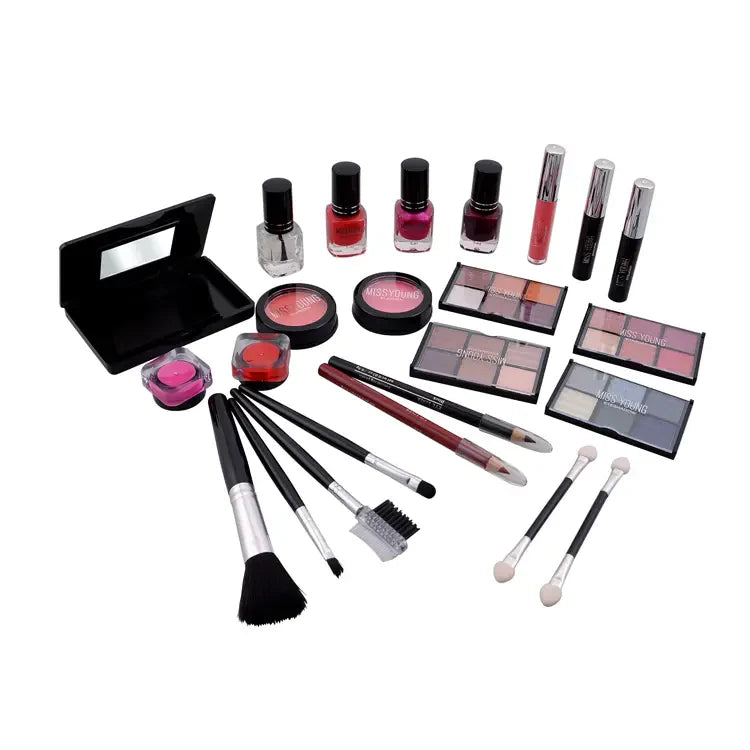 All-in-One Makeup Kit with Eyeshadow and Lipgloss LadyShow.Store