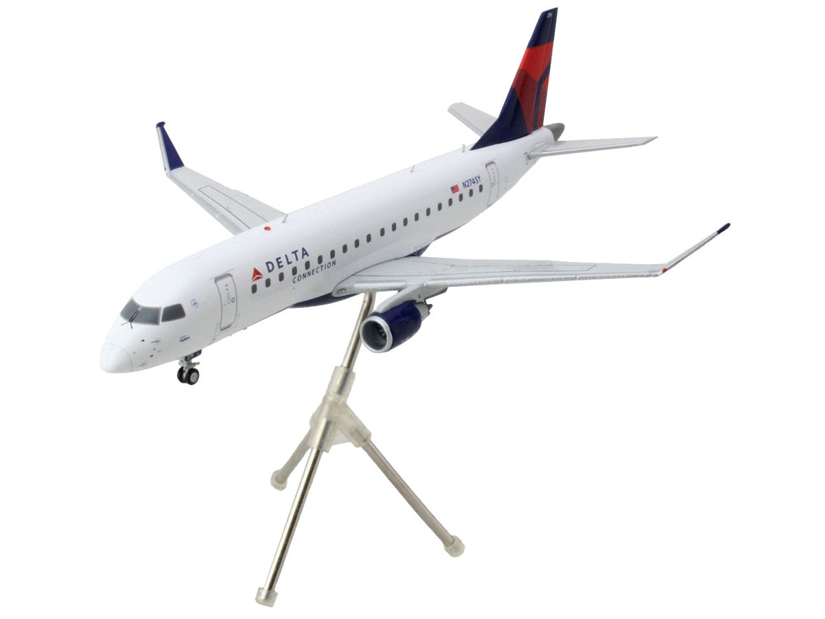 Embraer ERJ-175 Commercial Aircraft "Delta Connection" White with Blue and Red Tail "Gemini 200" Series 1/200 Diecast Model Airplane by GeminiJets LuxuryLifeWay Online Store