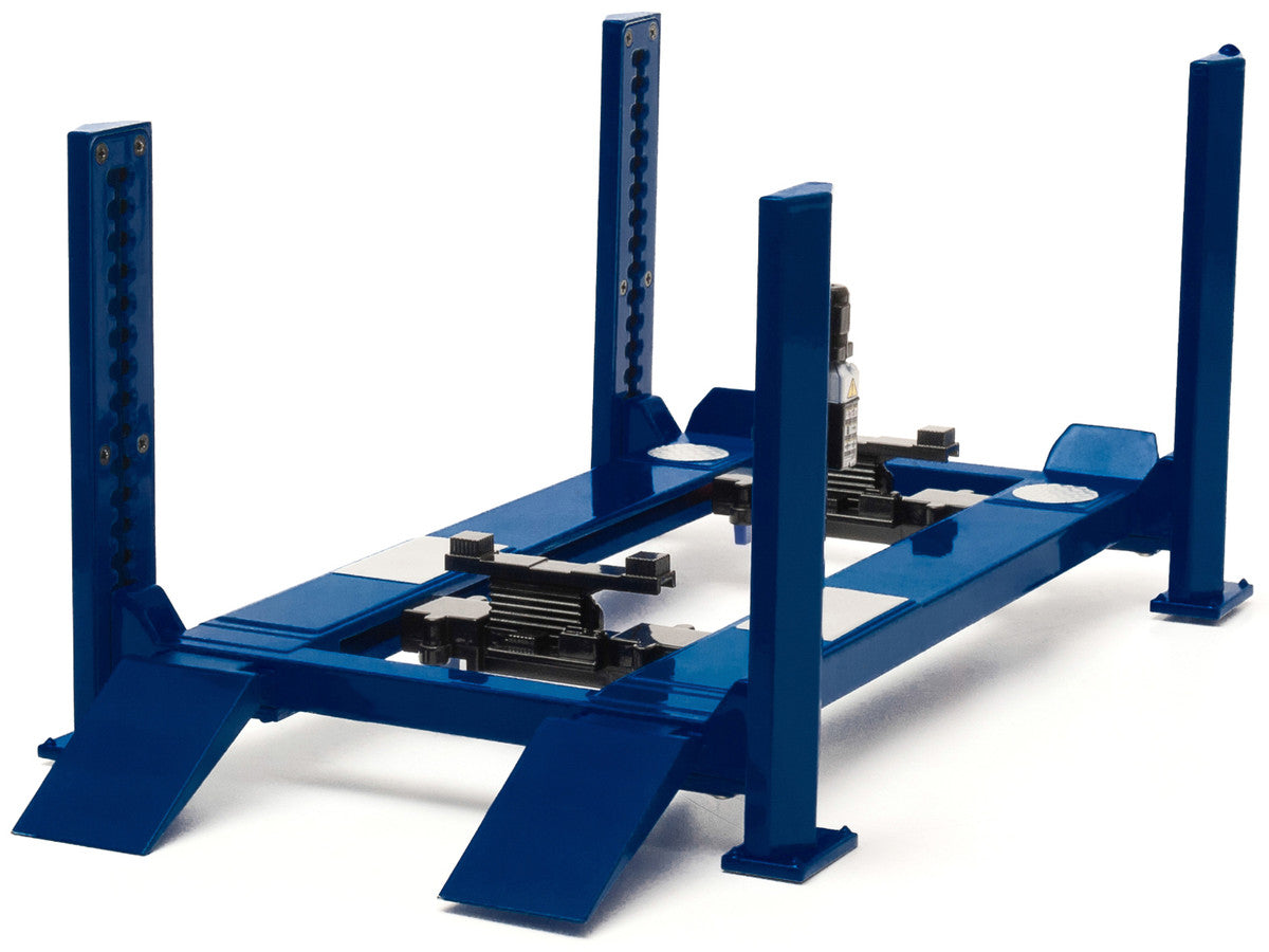 Adjustable Four Post Lift Blue for 1/18 Scale Diecast Model Cars by Greenlight LuxuryLifeWay Online Store