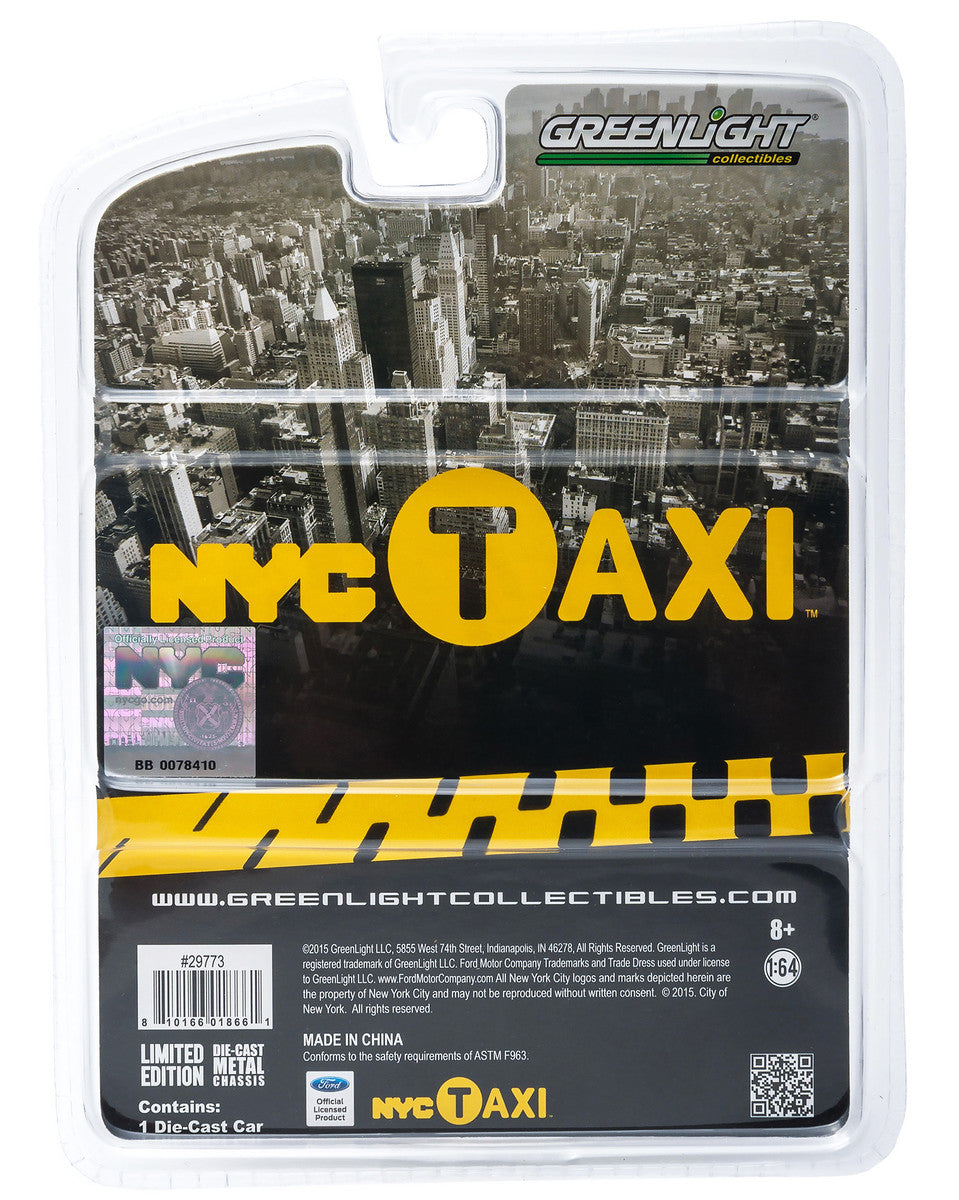 Ford Crown Victoria Yellow "NYC Taxi" (New York City) 1/64 Diecast Model Car by Greenlight LuxuryLifeWay Online Store