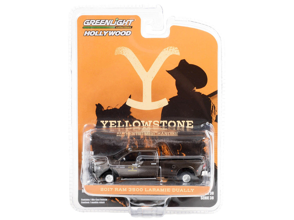 2017 Ram 3500 Laramie Dually Pickup Truck Brown Metallic "John Dutton - Yellowstone Dutton Ranch" "Yellowstone" (2018-Current) TV Series "Hollywood Series" Release 38 1/64 Diecast Model Car by Greenlight LuxuryLifeWay Online Store