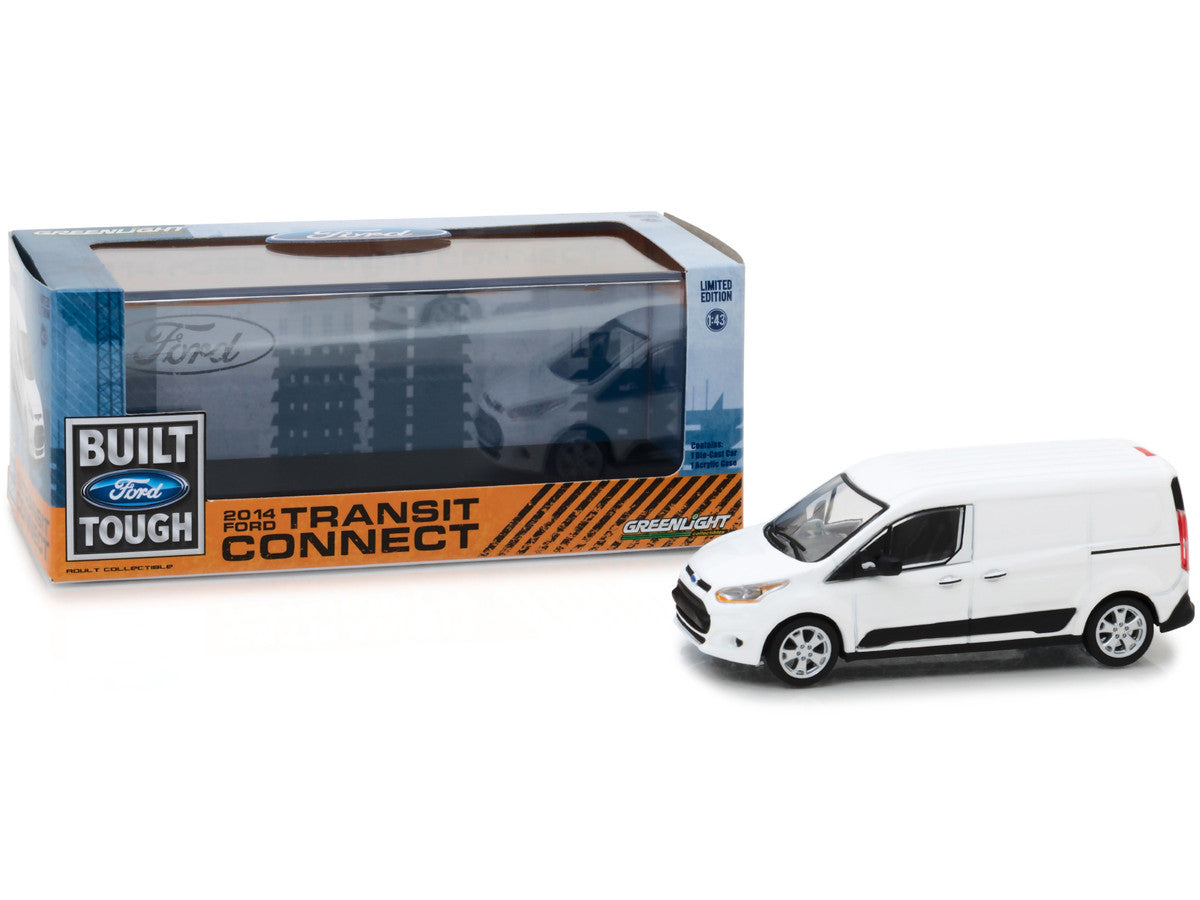 2014 Ford Transit Connect (V408) Van White 1/43 Diecast Model by Greenlight LuxuryLifeWay Online Store
