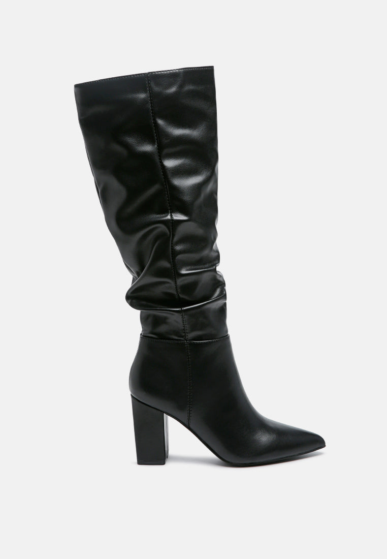 Hanoi Knee High Slouch Boots LuxuryLifeWay Online Store