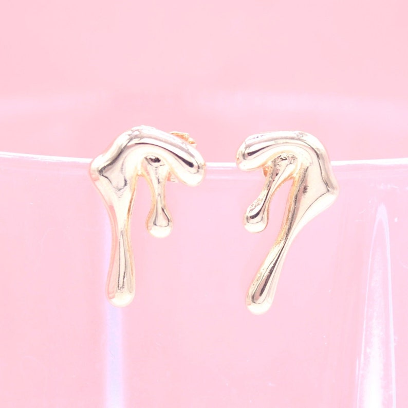 18K Gold Filled Drip Earrings (L168) LuxuryLifeWay Online Store