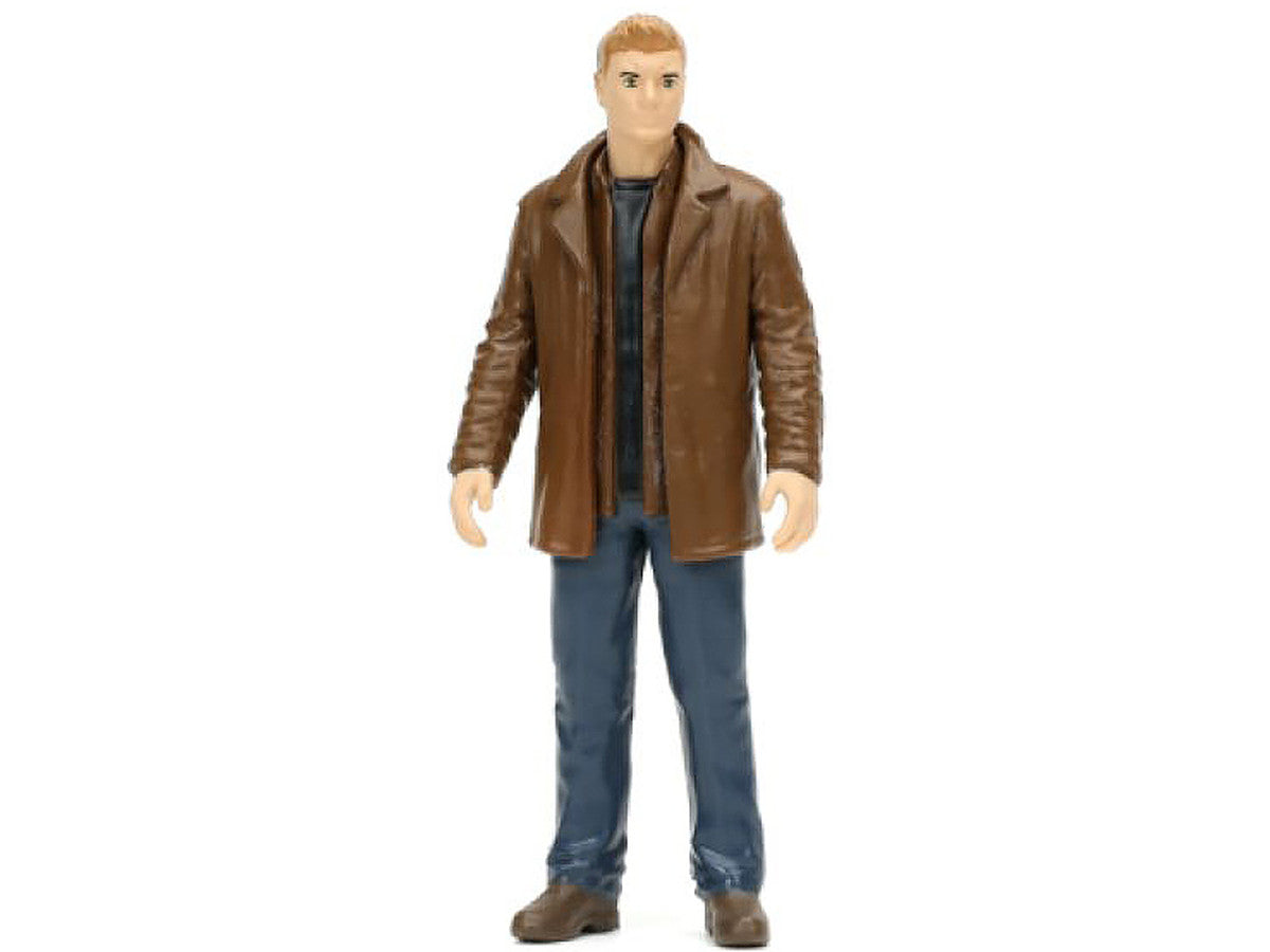 1967 Chevrolet Impala SS Sport Sedan Black and Dean Winchester Diecast Figurine "Supernatural" (2005-2020) TV Series "Hollywood Rides" Series 1/24 Diecast Model Car by Jada LuxuryLifeWay Online Store