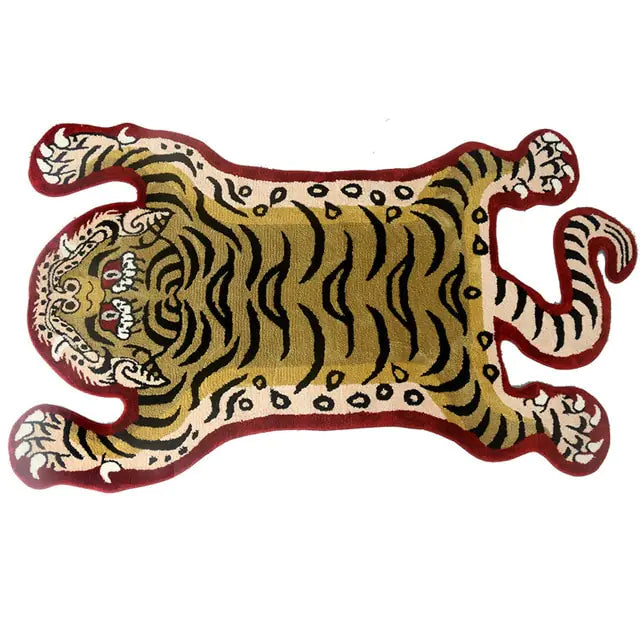 Home Decor Tibetan Tiger Mat