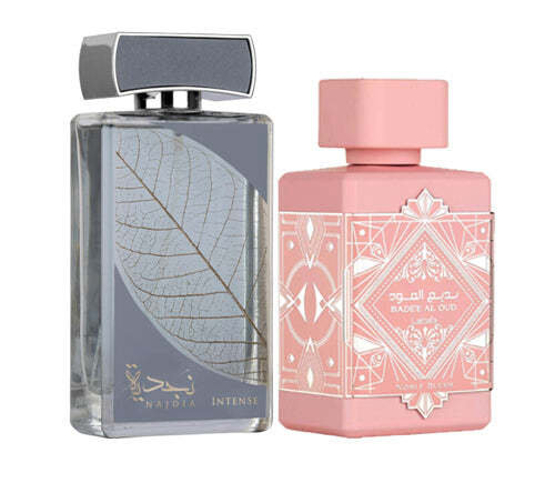 Lattafa Badee Al Oud Noble Blush + Lattafa Najdia Intense Bundle LuxuryLifeWay Online Store