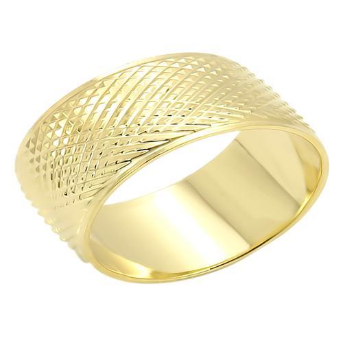LO989 - Gold Brass Ring with No Stone LuxuryLifeWay Online Store